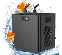 Aquarium Water Chiller, Fast Cooling Compressor for Hydroponics, Axolotls, Coral Reef, 132-500 gal with Pump & Filters