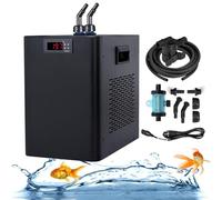 Aquarium Water Chiller for Fish Tanks, Hydroponics, and Coral Reefs with Powerful Circulation, Constant Temperature Control, and Low Noise Operation
