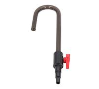 Aquarium Water Filler, Tube Wall Mounted Automatic Top Off Water Refiller Pipe, Fish Tank Auto Water Filler Tube Refiller Pipe Siphon Aquarium Accessories Replacement Fit for 3/8(Curved Hook (Bagged))