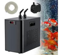 Aquarium Water Fish Tank Chiller Heater Chiller, 42 Gal/79 Gal/132 Gal Quiet Chiller, Cooler Fish Tank Chiller for Seafood Cultivation,160L/42Gal