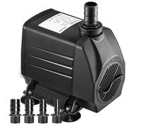Aquarium Water Pump 95W 3500L/H Ultra Quiet Submersible Pump with 4 Nozzles, 3.6m High Lift for Fountains, Fish Tank Filter, Pond, Statuary and Hydroponic (3500L/H)