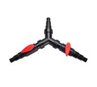Aquarium Water Pump Adapter 02 02F Three Way Splitter for Expanding Water Pipe Setup and Managing Water Flow in Fish Tanks (02F)
