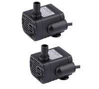 Aquarium Water Pumps,driew Mini Submersible Water Pump, DC 5.5-12V 5V 9V 12V Brushless Waterproof Pumps for Pond Aquarium with 4.5 Feet Cord, 200L/H,2 Pack