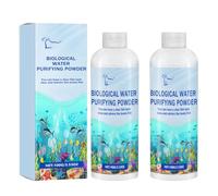 Aquarium Water Purifier and Cleaning Powder - Create a healthy habitat for fish, quickly purify green and cloudy water, aquarium algae remover, enjoy a clear aquarium landscape, 100g
