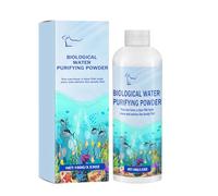 Aquarium Water Purifier and Cleaning Powder - Create a healthy habitat for fish, quickly purify green and cloudy water, aquarium algae remover, enjoy a clear aquarium landscape, 100g