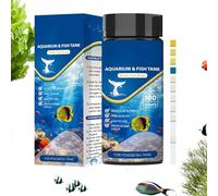 Aquarium Water Test Strips | 10-in-1 Reef Tank Testing,Fish Tank Water Quality Testing Kit - for Hobbyists Beginners Aquarists Professionals Home Office Living Room School Backyard