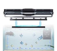 Aquarium Wave Maker - Adjustable Cross Flow Pump with LED Display Controller & APP Control, Magnetic DC 24V Powerhead for Saltwater and Freshwater Tanks