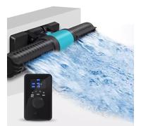 Aquarium Wave Maker, Adjustable Cross Flow Pump with LED Display Controller, Magnetic DC Powerhead for Freshwater and Marine Aquariums