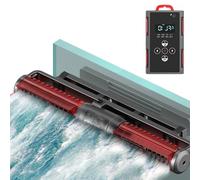 Aquarium Wave Maker DC 24V Water Circulation Pump with Adjustable Cross-Flow and LED Display Controller for Saltwater and Freshwater Fish Tanks