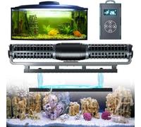 Aquarium Wave Maker - Magnetic Water Circulation Powerhead with Adjustable Cross Flow Pump and LCD Display Controller for Optimal Water Movement