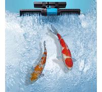 Aquarium Wave Maker with LED Display Controller, 4-Level Adjustable Cross Flow Pump, Magnetic DC 24V Powerhead for Freshwater and Marine Reef Aquariums