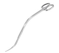 Aquarium Wave Scissors 30cm, Stainless Steel Curved Long Aquatic Plant Trimmer for Fish Tank, Terrarium & Aquascaping Tools