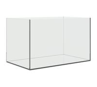Aquarium with Storage Transparent Glass Rectangular Fish Tank Habitat vidaXL