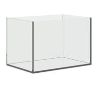vidaXL Aquarium with Storage Transparent 30 x 20 x 20 cm Glass, A Rectangular, Modern, Durable Design for Home or Office, for Functional Spaces, Strong Structure, Easy to Maintain