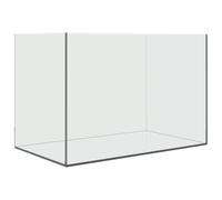 Aquarium with Storage Transparent Glass Rectangular Fish Tank Habitat vidaXL