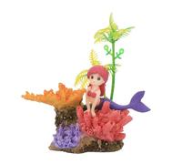 Aquariums Blond Girl Statue For FishTank Landscaping For Shrimp Breeding Hideouts Ornaments Simple Resins Aquariums Decorations
