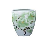 Aquariums Chinese Raised Ceramic Fish Tank Patio Garden Fish Tank Water Tank Vintage Outdoor Patio Living Room Decoration Ceramic Flower Pot Without Holes Fish Bowl(S)