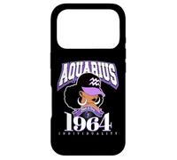 Aquarius 1964 Zodiac Queens Afro Astrology Birthday Case for iPhone 17 Pro