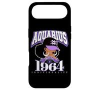 Aquarius 1964 Zodiac Queens Afro Astrology Birthday Case for iPhone Air
