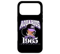 Aquarius 1965 Zodiac Queens Afro Astrology Birthday Case for iPhone 17 Pro Max