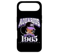 Aquarius 1965 Zodiac Queens Afro Astrology Birthday Case for iPhone Air