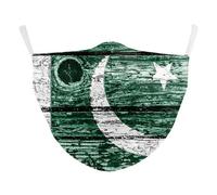 Aquarius 3D Mask- Three Layer With Filter Pocket - Adults - Pakistan Flag