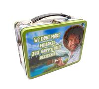 AQUARIUS 48196 Bob Ross Happy Accidents Large Gen 2 Fun Box zzCOULD NOT FIND Tin Storage, Print, Multi-Colored, 8 Inches