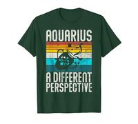 Aquarius a Different Perspective Aquarius T-Shirt, Men, Dark Green, XX-Large