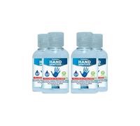 AQUARIUS Anti-Bacterial Hand Sanitiser Gel, Kills 99.9% Bacteria, 4x60ml Aquarius Multicolor