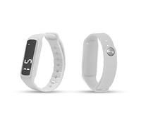 AQUARIUS AQ114 Teen Fitness Activity Tracker, Non-Bluetooth 3D Pedometer Watch with Sleep & Temperature Monitor, Calorie Counter & LED Display for Kids & Adults - White