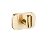 Aquarius Auro Single Robe Hook Brushed Brass Aqau52446