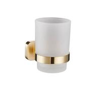 Aquarius Auro Single Tumbler Holder Brushed Brass Aqau52448