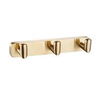 Aquarius Auro Triple Robe Hook Brushed Brass Aqau52458