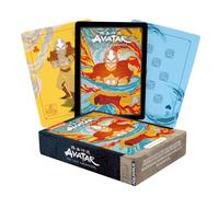 AQUARIUS Avatar Playing Cards - Avatar: The Last Airbender Shaped Deck of Cards for Your Favorite Card Games - Officially Licensed The Office Merchandise & Collectibles, Multicolor,52783