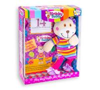 Doodle Birthday Buddy (Girl & Boy) 'Count Down Birthday Bear Toy' in Pink | Size: Medium Doodle Pink Medium