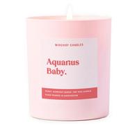 Aquarius Birthday Gift Funny Zodiac Birthday Gift Soy Wax Candle Aquarius Baby - Scent: Secret Beach Club