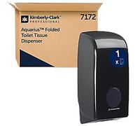 Aquarius Black Single Sheet Folded Toilet Tissue Dispenser 7172 1 Dispenser
