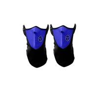 AQUARIUS Blue Thermal Neoprene Face Neck Mask Warm Breathable Biker Mask 2 Pack Aquarius Multicolor