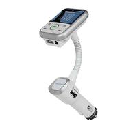 AQUARIUS Bluetooth MP3 Player FM Transmitter Hands-free Car Kit Charger for iPhone, HTC, Samsung, Blackberry, Sony, Nokia, LG etc. (Silver)