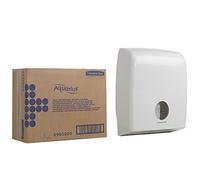 Aquarius Bulk Pack Folded Toilet Tissue Dispenser 6990 - 1 x White Folded Toilet Paper Dispenser
