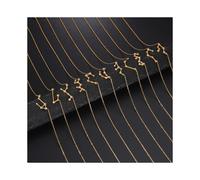 (AQUARIUS) Celestial Star Gold Necklace Star Sign Pendant