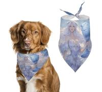 Aquarius Constellation Pet Bandana Dogs Triangle Scarf Cats Handkerchief Puppy Costume