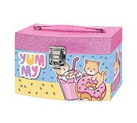 Aquarius Cosmetics - Makeup Case Yummy Beauty 3 Tier 17.5 x 13 x 11 cm (30603), Multi-Coloured