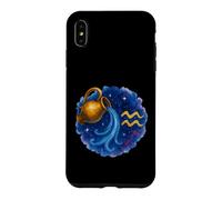 Aquarius Cosmic Watercolor Graphic Case for iPhone XS Max