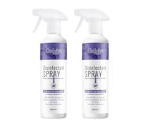 AQUARIUS Cusheen Lavender Antibacterial Disinfectant Surface Spray 2x 500ml in Purple Aquarius Purple 500ml