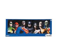 AQUARIUS DC Comics 73058 Aquarius Justice League (Slim 1000 Piece Jigsaw Puzzle) -Glare Free-Precision Fit-Officially Licensed Merchandise & Collectibles-12 x 36 Inches