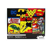 DC Comics 3 x 500 Piece Piece Jigsaw Puzzle Aquarius Multi One Size