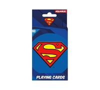AQUARIUS DC Comics Superman Playing Cards in Embossed Superhreo Gift Tin | 52-Card Deck with Jokers, Standard Poker-Size 2.5 x 3.5in Cards, Gift for Fans & Collectors