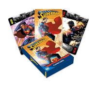 AQUARIUS DC Comics Superman Playing Cards - Superman Themed Deck of Cards for Your Favorite Card Games - Officially Licensed Superman Merchandise & Collectibles