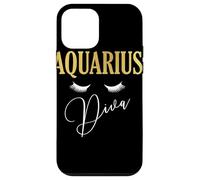 Aquarius Diva Zodiac Birthday Queen Graphic Case for iPhone 12 mini